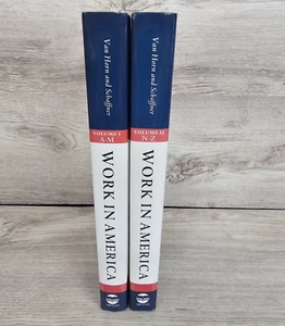 Work in America Encyclopedia 2 vol set, by Van Horn and Schaffner hardcovers - Picture 1 of 14
