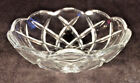 NEW 4" Pressed Glass Round Lamp Prism Chandelier Bobeche w/ NO Brass Pins #BB908