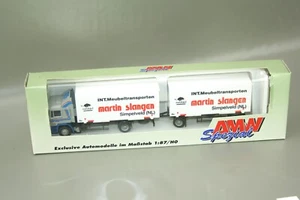 AMW MAN Sattelzug LKW "martin slangen Simpelveld" 70147 1:87 / H0 OVP NOS AWM - Picture 1 of 2