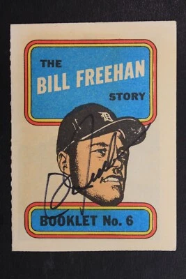 Bill Freehan (d.2021) Signed 1970 Topps Booklet #6 Detroit Tigers Autographed  - Image 1 of 4
