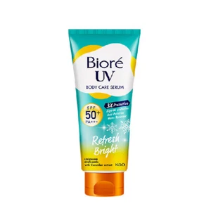 NEW BIORE UV Body Care Serum Refresh Bright Sunscreen Lotion SPF50+ PA+++ 50 ml. - Picture 1 of 4