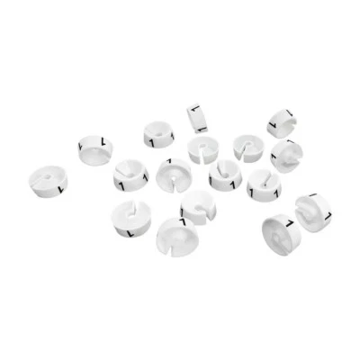 25 piezas #1 divisores de tamaño a presión marcadores de estante de ropa etiqueta para perchas y prendas de vestir Foto 1 de 4