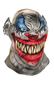 LICENCIA CHOPPER EVIL SCARY PAYASO LÁTEX DISFRAZ MÁSCARA DISFRAZ HALLOWEEN - Imagen 1 de 2