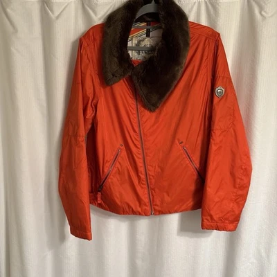 B by Burton Women's Roosevelt Ski Jacket Size Large Red Faux Fur Collar - Image 1 of 4
