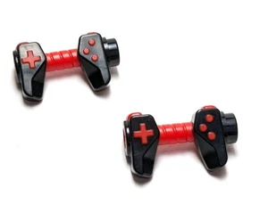 Lego-Minifigur Utensil-Menge 2-rot schwarz, Videospiel-Controller - Bild 1 von 1