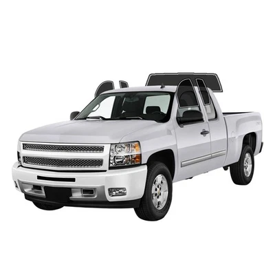 PreCut Window Film For Chevy Silverado 1500 Extended Cab 2007-13 Any Tint Shade - Image 1 of 4