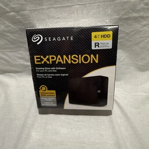Seagate Explanation 4TB, extern, Festplattenspeicher schwarz USB-Anschluss - Bild 1 von 6