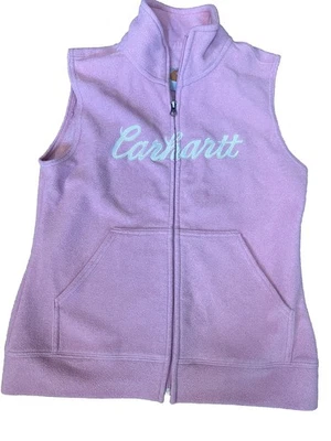 Carharrt Pink Fleece Vest Women’s Small  - Image 1 of 4