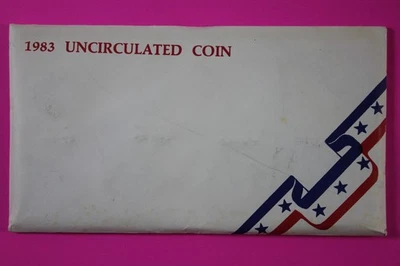 Sealed 1983 Philadelphia & Denver Mint Set Privately Packaged 10 BU Coins 9039 - Image 1 of 2