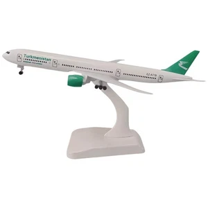 Turkmenistan Airlines Boeing 777 Flugzeug Modellflugzeug Spielzeug Geschenk - Maßstab 1:350 - Bild 1 von 5