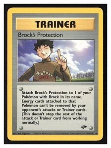 Brock's Protection Gym Challenge #101/132 Pokemon - Picture 1 of 2