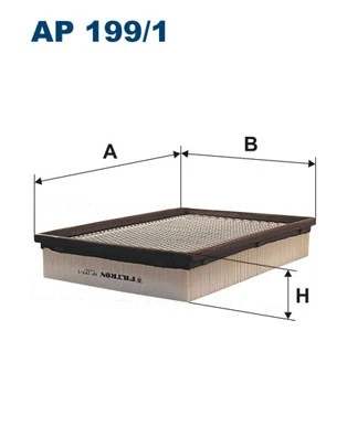 ✅Se adapta a FILTRON AP 199/1 FILTRO DE AIRE DAEWOO (CHEVROLET) MUSTO ⭐Vendedor del Reino Unido⭐ - Imagen 1 de 4