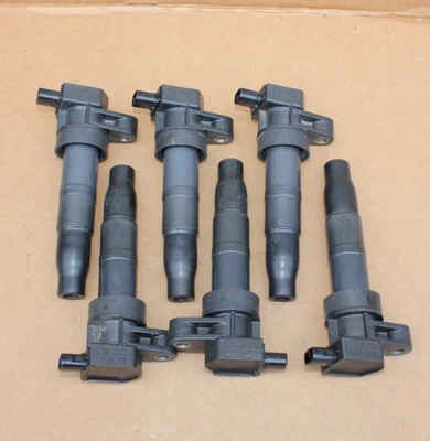 原始设备制造商 正品 电装 x6 点火线圈 适用于 2010 - 2019 现代和起亚 V6 27301-3C000 — 第 1/2 张图片