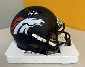 RJ HARVEY FIRMADO/AUTOGRAFIADO DENVER BRONCOS SPEED MINI CERTIFICADO DE AUTENTICIDAD JSA Testigo tinta blanca - Imagen 1 de 1
