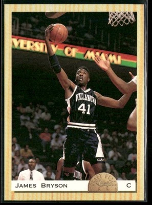 1993 Classic Draft Picks James Bryson Villanova Wildcats #17 - Image 1 of 2