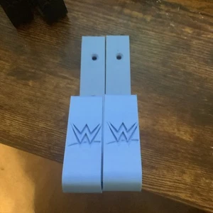 WWE Championship Belt Wall Mount 2 Blue Mounts Per Order - Picture 1 of 2