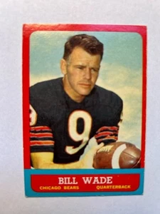 Bill Wade #61 - 1963 Topps - VG / VG-EX (wax on front) - Picture 1 of 2