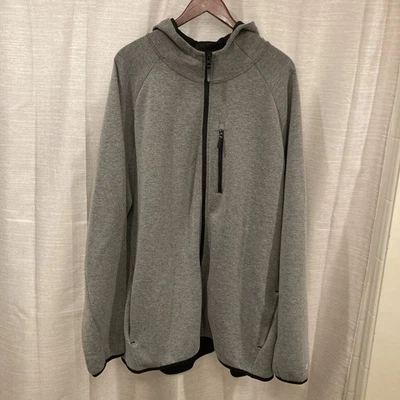 Russell Hombre’s 3X Sudadera con Capucha Atlética Tejido Fusión Manga Larga Gris Jaspeado Foto 1 de 4