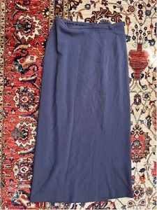 Women’s Eileen Fisher Wool Purple Maxi Minimalist Simple Classic Skirt Size M - Picture 1 of 10