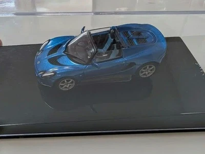 Modellino auto AUTOart 1/43 Lotus Elise 2002 blu pressofuso nuovo - Immagine 1 di 3