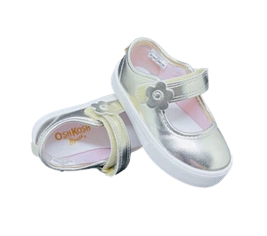 OshKosh Bgosh Toddlers Shoes Gold Sunflower Dress Shoe 5 - Picture 1 of 4