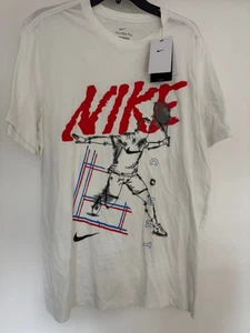 Camiseta de tenis para hombre NikeCourt blanca blanca HJ3454 121 - Imagen 1 de 5