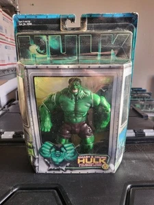 2003 Toy Biz Hulk Movie Smash & Crush HULK w/ Military Truck & Smashing Action - Picture 1 of 20