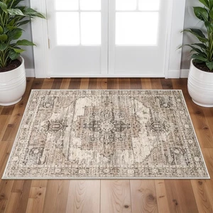 Waschbare 2x3 Vorleger - Große Boho Teppiche für Wohnzimmer Fleckenresistent Karpfen... - Bild 1 von 8