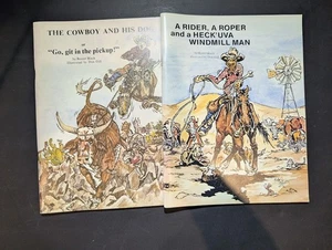 Set of 2 Baxter Black Books ill. Don Gill The Cowboy and His Dog, A Rider, A Rop - Imagen 1 de 11