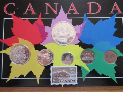 1965 Canada Silver PL YEAR Set. Six COINS RJ - Image 1 of 4
