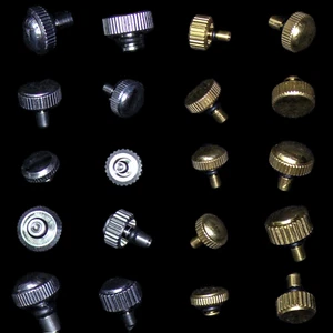 1x Seiko Style Waterproof Crown--Various Tap, Head Dia. & Shape [Drop-Down List] - Picture 1 of 23