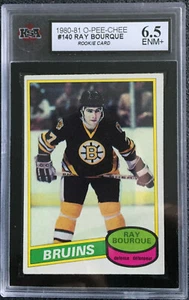 1980 O-Pee-Chee #140 Ray Bourque Rookie Card - graded 6.5 ENM+ - Picture 1 of 2