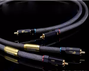 QED AudiophileQualität4-KernSilberlegierung CD Verstärker Audiosignal Kabel 2RCA - Picture 1 of 7