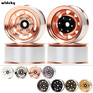 Metal 12mm Hex 1.55"Wheels Rim Hub for RC 1/10 Axial SCX10 90069 TF2 Tamiya CC01 - Picture 1 of 65
