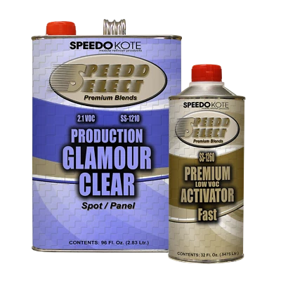 Production Glamour Clear Coat , 2.1 voc Gallon Kit w/Fast Act., SS-1210/1260 - Image 1 of 3