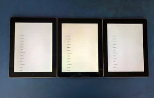 Lot of 3 - Apple iPad A1416 3rd Gen 32 GB, Wi-Fi, 9.7in - Black MD340LL/A - Picture 1 of 2