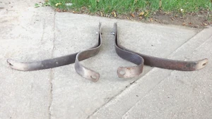 1938 1939 Ford Truck FRONT Bumper BRACKETS / MOUNTS Original pair 1/2 Ton Pickup - Picture 1 of 10