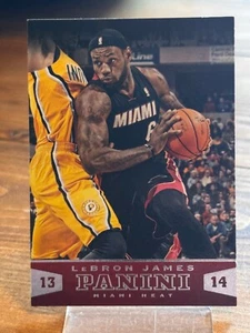 2013-14 Panini Basketball #114 NBA Miami Heat LeBron James Sports Trading Card - Picture 1 of 13