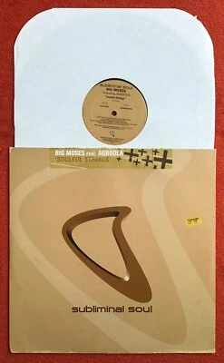 BIG MOSES feat AGBOOLA "SOULFULL STRINGS" 12" Single x 2 Mixes SUBLIMINAL SOUL - Image 1 of 4