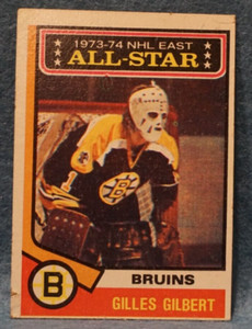 1974-75 Topps Hockey Card #132 Gilles Gilbert