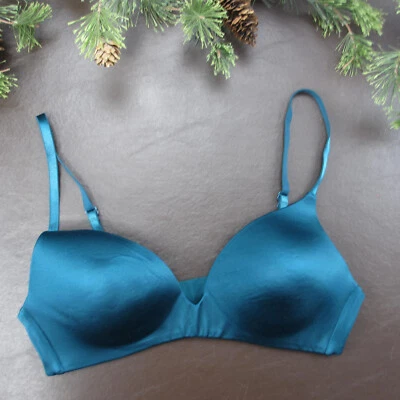 Sujetador Gilligan & O'Malley Talla 34B Verde Acolchado Inalámbrico Cierre Ajustable Espalda Foto 1 de 4