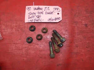 87-93 FORD MUSTANG 2.3 FRONT SWAY STABILIZER BAR MOUNT BRACKET BOLT HARDWARE SET - Picture 1 of 2