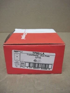 Legrand TP60-LA Hellmandel Unzerbrechlich 1 Gang Wandplatte 5/8 Zoll Durchmesser, 20 PRO - Bild 1 von 6