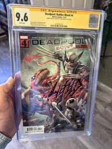 deadpool badder blood #4 Signed Twice & Sketch By Rob Liefeld - Picture 1 of 6