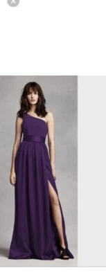 Prom Dress/Bridesmaid Dress White By Vera Wang - Image 1 of 4