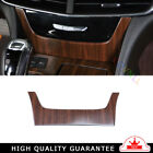 Car U-shape Center Console Frame Inner Fit For Cadillac CT6 2016-2020 Wood Grain