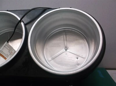 heat unit base only off a Slow Cooker & Buffet Server Triple 2.5 Quart Mega Chef - Image 1 of 4
