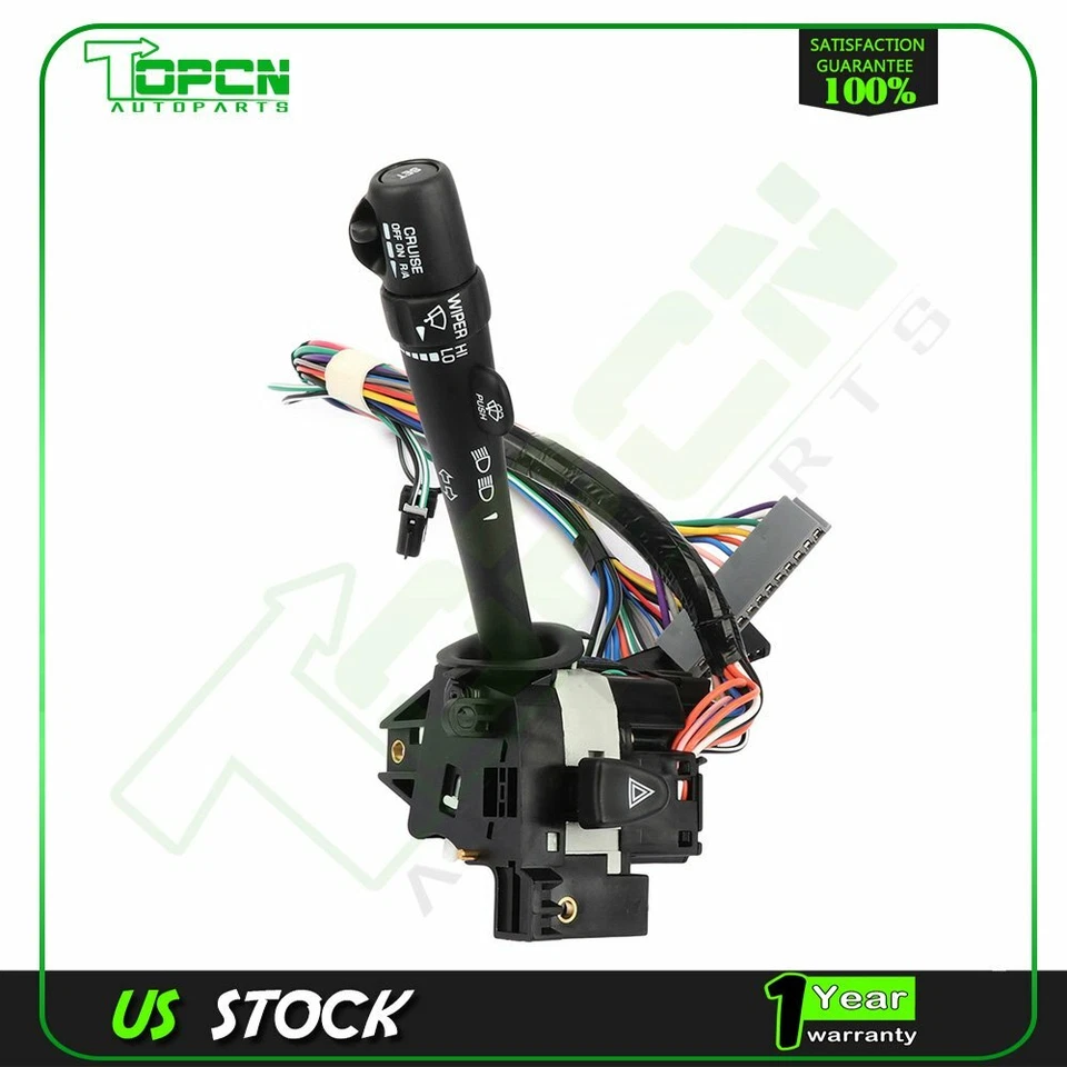 Se adapta a Buick Century Control de Crucero Atenuador Señal de Giro Limpiaparabrisas Interruptor de Advertencia de Peligro Foto 1 de 4