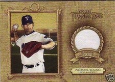 MICHAEL YOUNG 2007 TOPPS TURKEY RED GAME USED JERSEY