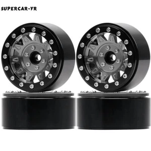 4P 1.9”Alloy 12mm Hex Beadlock Rims Wheels Hub For RC Jimny TRX4 AXI03007 F350 - Bild 1 von 28